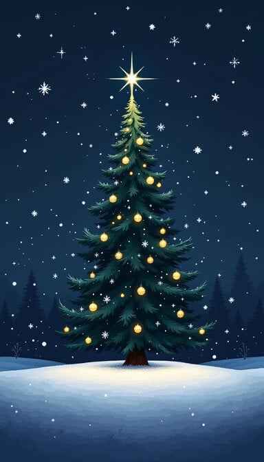 Starlit Christmas Tree