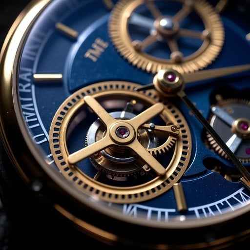 Precision Golden Clockwork