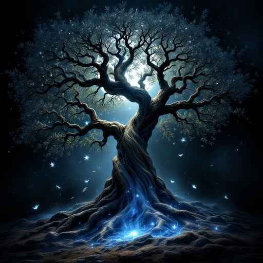 Mystical Moonlit Tree Mystical Moonlit Tree