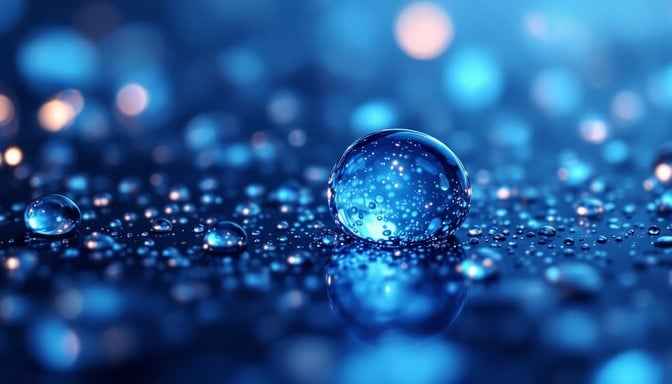 Crystalline Blue Droplet