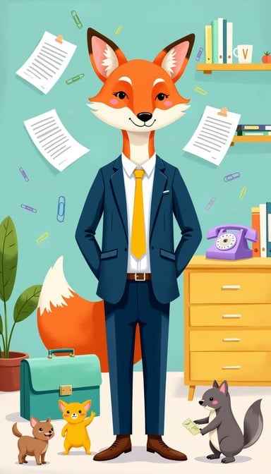 Magical Office Fox Magical Office Fox