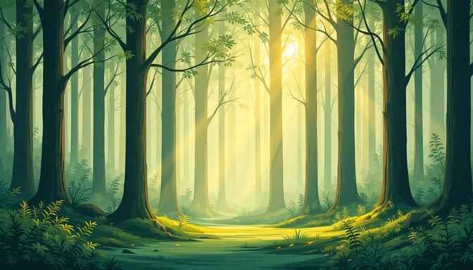 Mystical Forest Light