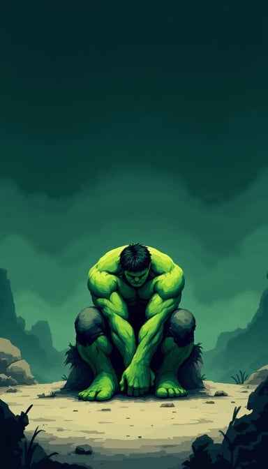 Hulk Contemplates Destiny Hulk Contemplates Destiny