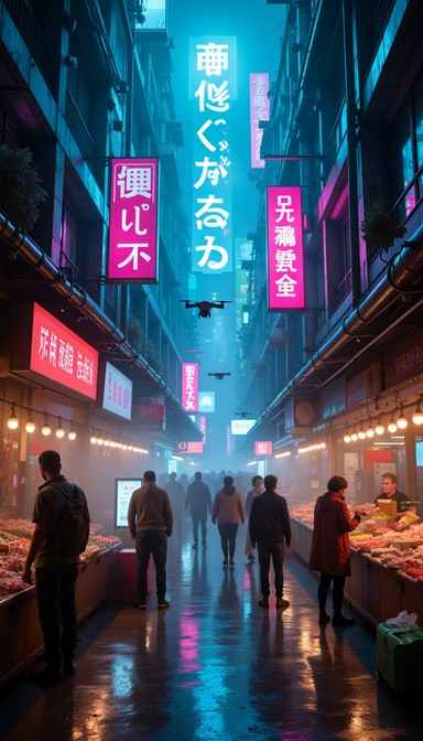 Neon Market Glow Neon Market Glow