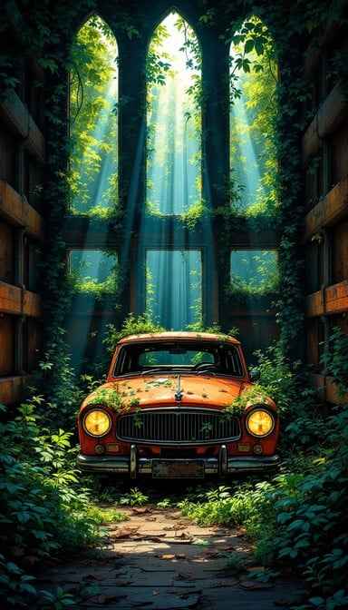 Nature Reclaims Car Nature Reclaims Car
