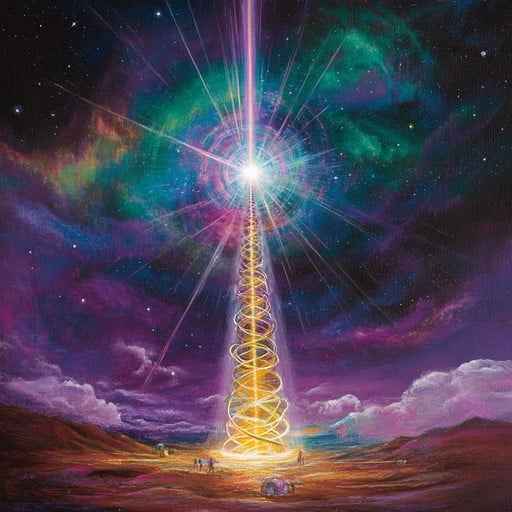 Cosmic light tower Cosmic light tower