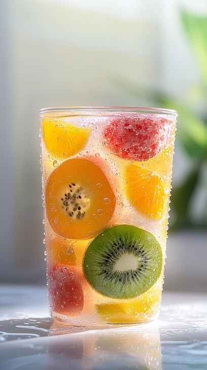 Fruit-infused water Fruit-infused water