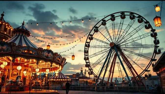 Magical Carnival Sunset