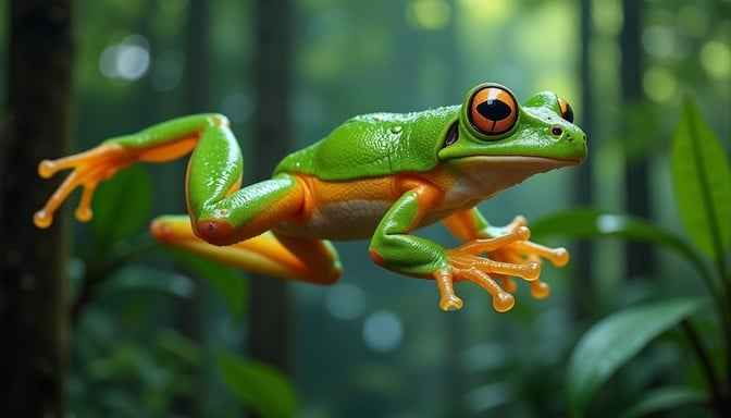 Leaping Tree Frog