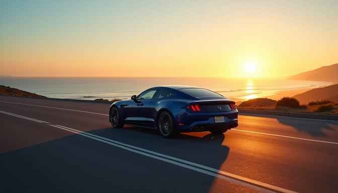 Coastal Drive Sunset