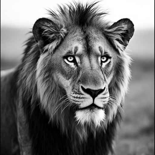 Majestic Lion Portrait