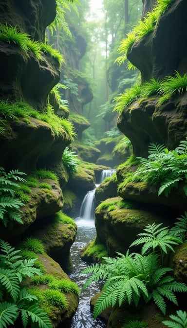 Mossy Secret Cascade Mossy Secret Cascade