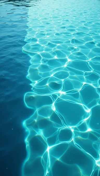 Crystalline Aqua Ripples
