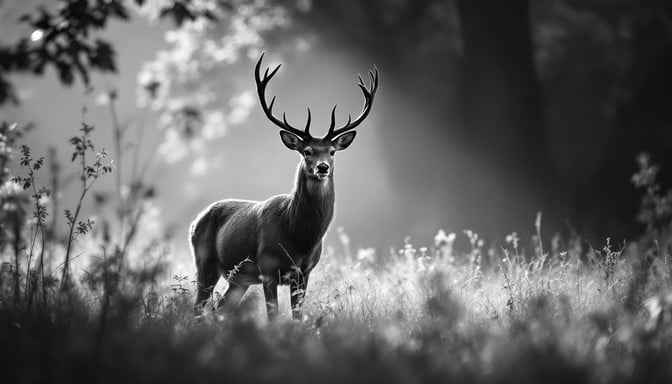Majestic Forest Stag