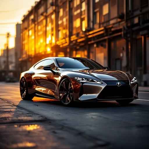 Sleek urban car Sleek urban car