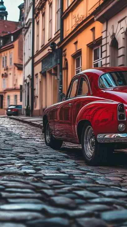 Vintage Car Parked Vintage Car Parked