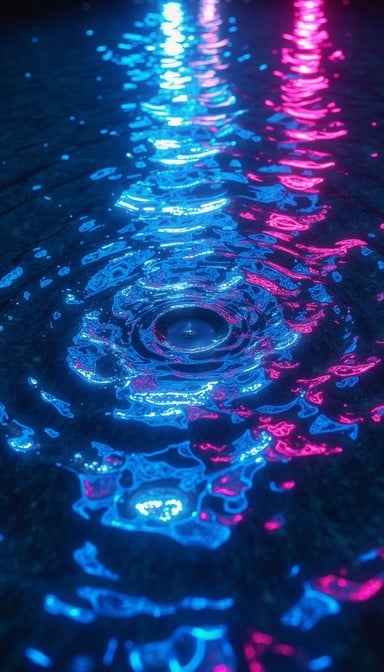 Holographic Aquatic Glow Holographic Aquatic Glow