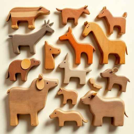 Wooden Animal Collection
