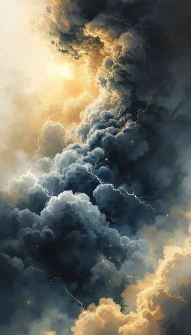 Stormy Golden Light