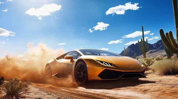 Desert Car Drift