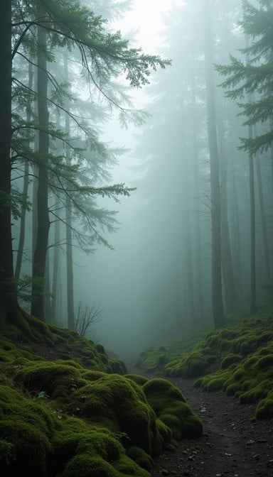 Ethereal Woodland Fog