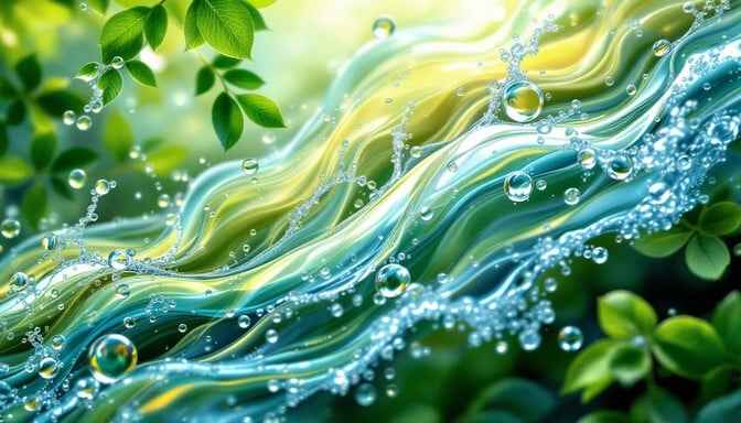 Nature's Flowing Dance