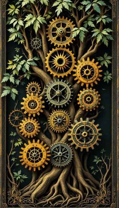 Mechanical Tree Growth