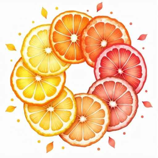 Citrus Color Wheel Citrus Color Wheel