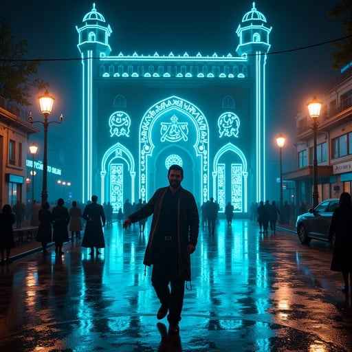 Neon Gateway Glow