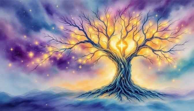 Mystical Glowing Tree