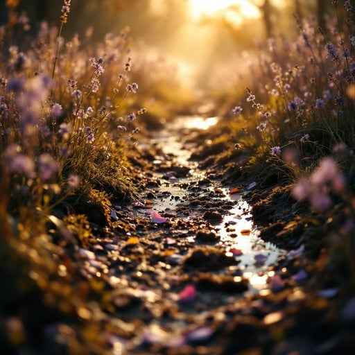 Golden Morning Path