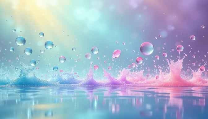 Dancing Liquid Gems