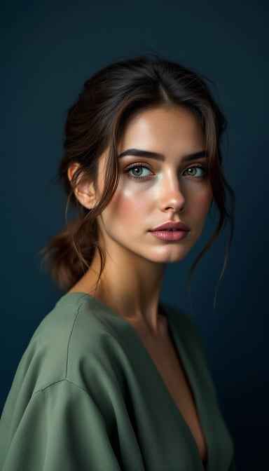 Elegant Sage Portrait