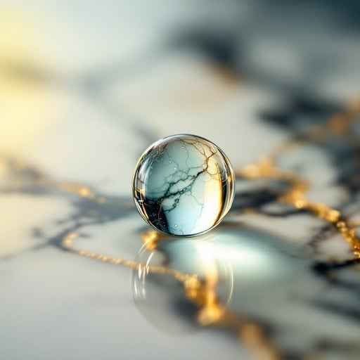 Crystal Sphere Reflection Crystal Sphere Reflection