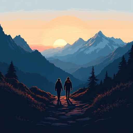 Mountain Sunset Adventure