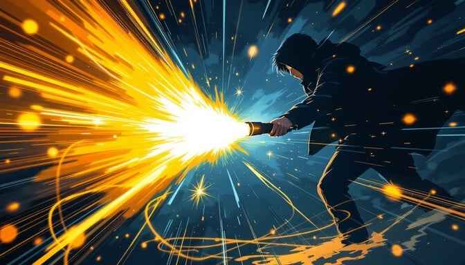 Blazing Light Beam