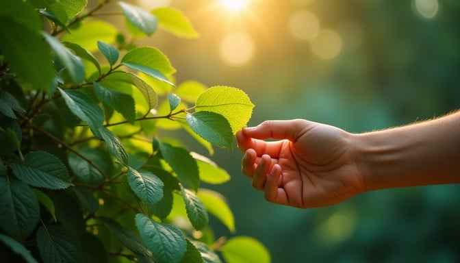 Nature's gentle touch