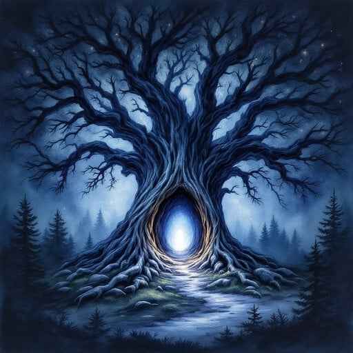 Glowing Tree Portal Glowing Tree Portal