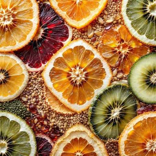 Citrus Slice Mosaic Citrus Slice Mosaic