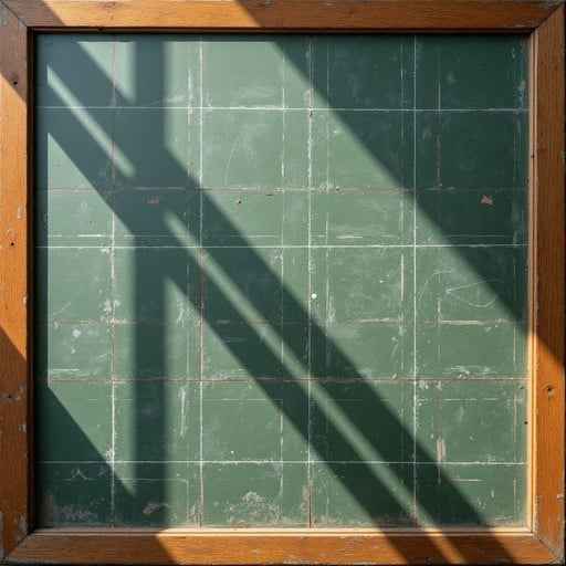 Shadowed Green Board Shadowed Green Board