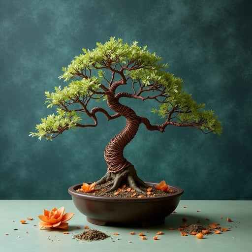 Serene Miniature Tree