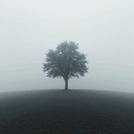 Solitary Tree Emerging