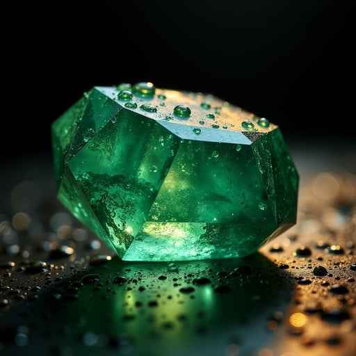 Glistening Emerald Crystal