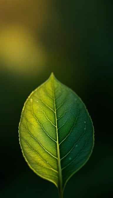 Luminous Leaf Portrait Luminous Leaf Portrait