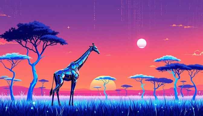 Purple Savanna Sunset