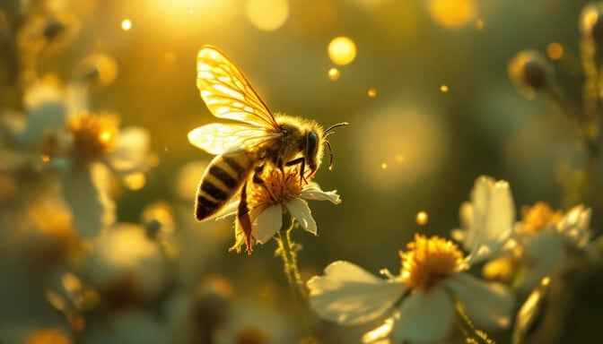 Bee's Golden Moment