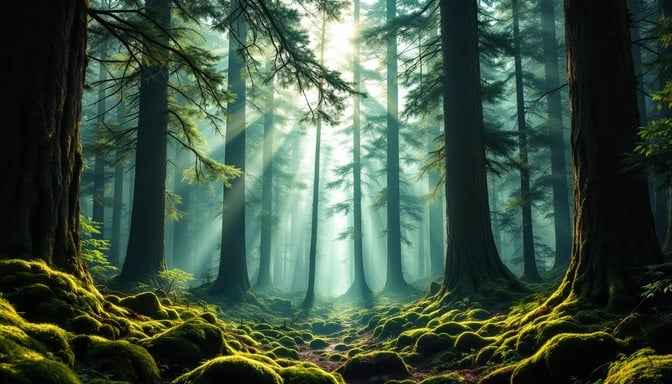 Mystical Forest Light