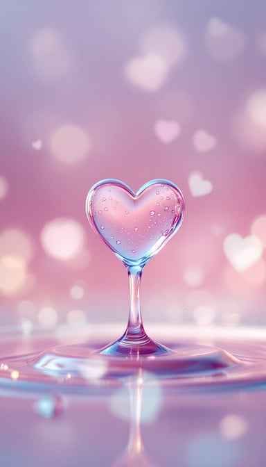 Crystalline Heart Drop