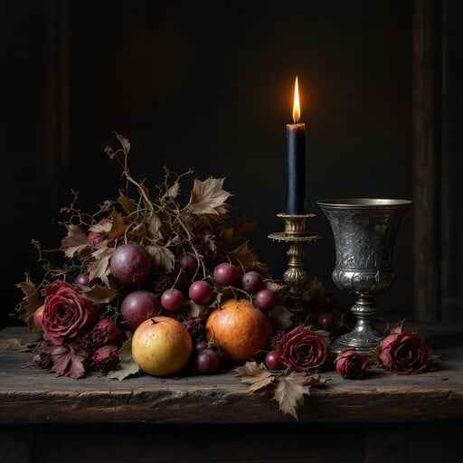 Gothic Vanitas Arrangement