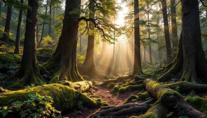 Mystical Forest Dawn Mystical Forest Dawn
